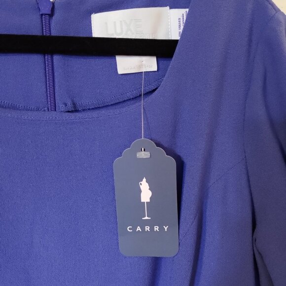 Seraphine NWT Royal Blue Tailored Maternity Dress - US 2 / UK 6 - Picture 8 of 10